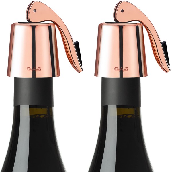 OWO Wine bottle Stopper, Wine Saver with Silicone, Decorative Wine