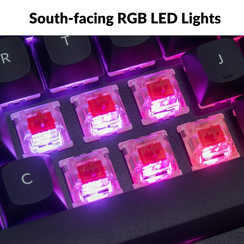 Keychron Q7 Wired Custom Mechanical Keyboard, 70% Layout QMK/VIA Programmable