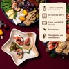 Leef 15 x Palm Leaf Plate Star Decoration and Snack