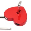 3pcs Heart Shaped Padlock with 3 Keys Rustproof Zinc Alloy