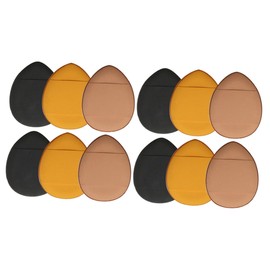 minkissy Finger Cushion Makeup 12 Pcs Finger Puff Triangle Makeup Sponges Beauty Sponge Makeup Makeup Blending Sponge Mini Makeup Sponge Cosmetic Hydrophilic Non-latex Woman Puff