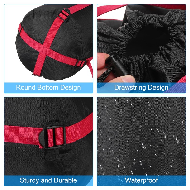 PATIKIL Compression Stuff Sack, S Size Waterproof Sleeping Bag Storage