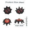 Pack of 20 Golf Shoe Spikes Replacement, Golf Spikes Studs,