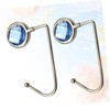 LABRIMP 2pcs Alloy Handbag Hooks Side Hangers for Purses Secures