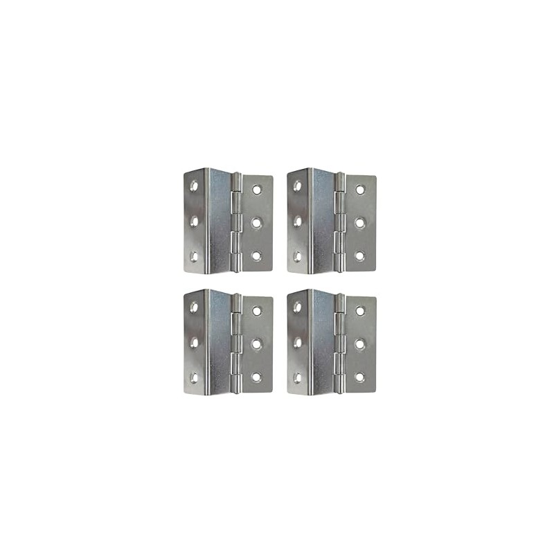 QCAA Heavy Duty 3 Fold Retro Chest Hinge, Half Surface