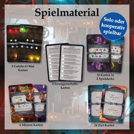 KOSMOS 741822 Palm Lab Das Labor, Card Game Successor of Palm Island, Tactical Game: in Solo Mode or Cooperative as a Couple, for 1-2 People from 10 Years