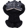 Nemesis Now Three Wise Spell Cats 8.5cm, Resin, Black, Three