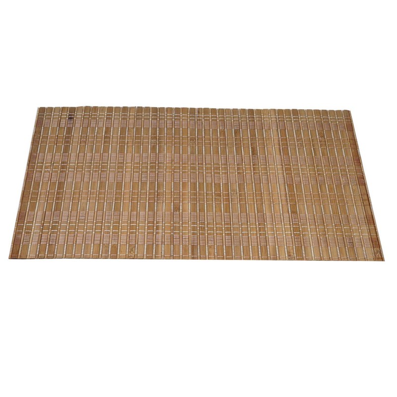 HWC-C13 6-Piece Placemat, Bamboo Placemat, Washable, 45 x 30 cm,