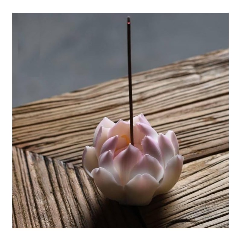 speed mao Stylish Lotus Incense Burner Holder for Healing Relaxation,