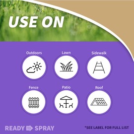 Bonide MossMax, 32 oz Ready-to-Spray Control for Algae, Moss and Lichens, Outdoor Home and Garden Use, Nonstaining Formula