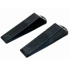 Merriway BH01962 Premium Heavy Duty Rubber Door Wedge Stoppers-Black, Pack
