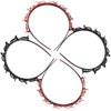 Landrain Pack of 4 Hair Bands with Clips Double Layer