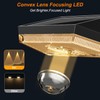 Ellasay Solar Fence Lights Outdoor: 10 Lighting Modes with RGB