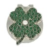 Lucky Four-Leaf Clover Crystal Golf Ball Marker with Magnetic Hat