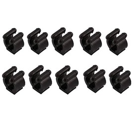 Clips y abrazaderas para taco de billar, 10 piezas, soporte de clip para caña de pescar para tacos de piscina y almacenamiento en bastido...