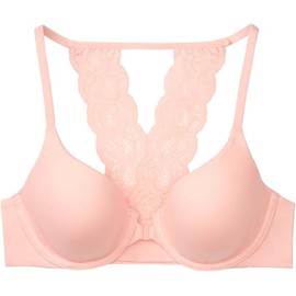 Victoria's Secret Perfect Shape Push Up Bra, Full Coverage, Padded, Smooth, Bras for Women, Body by Victoria Collection (32D, Millennial Pink)