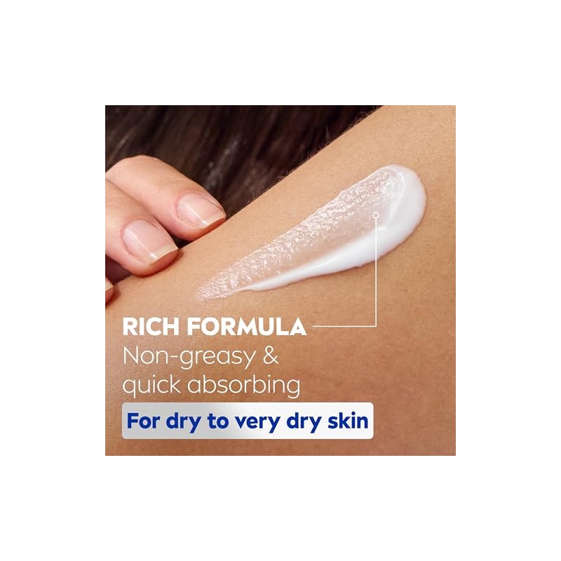 Nivea Essentially Enriched Almond Oil Body Cream, 13.5 Oz