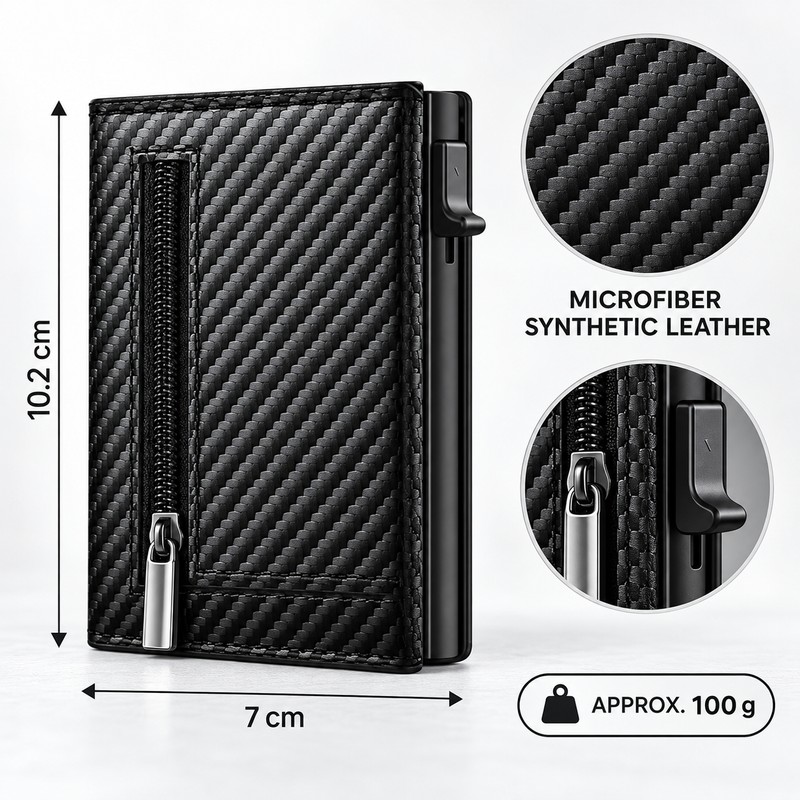 RFID Credit Card Holder for Everyday Carry – Compact Synthetic