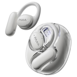 PAXA AI Translation Earbuds Real Time 3-in-1 Language Translator Earbuds 145 Languages & Accents Bluetooth 5.4 Translating Earbuds HD Sound Audifonos Traductores Inglés Español, OpenAir5 White