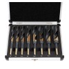 ATE PRO.USA 8pc ATE PRO BLACK & GOLD COBALT SILVER