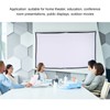 Outdoor Movie Screen 100in Foldable AntiCrease 16:9 White Portable Curtain