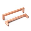 Aibeli 10 Pack Red Copper Cabinet Handles 6.3 inch Hole