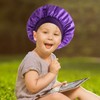 6 Pieces Children'S Nightcaps, Simple Solid Color Hair Care Cap,