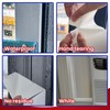 Birllaid White Window Weather Sealing Tape,Window Draft Isolation Sealing Film