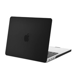 MOSISO Compatible with MacBook Pro 14 inch Case 2024 2023 2022 2021 Release M3 A2918 A2992 M2 A2779 M1 A2442 Pro Max Chip with Touch ID, Protective Plastic Hard Shell Case Cover, Black