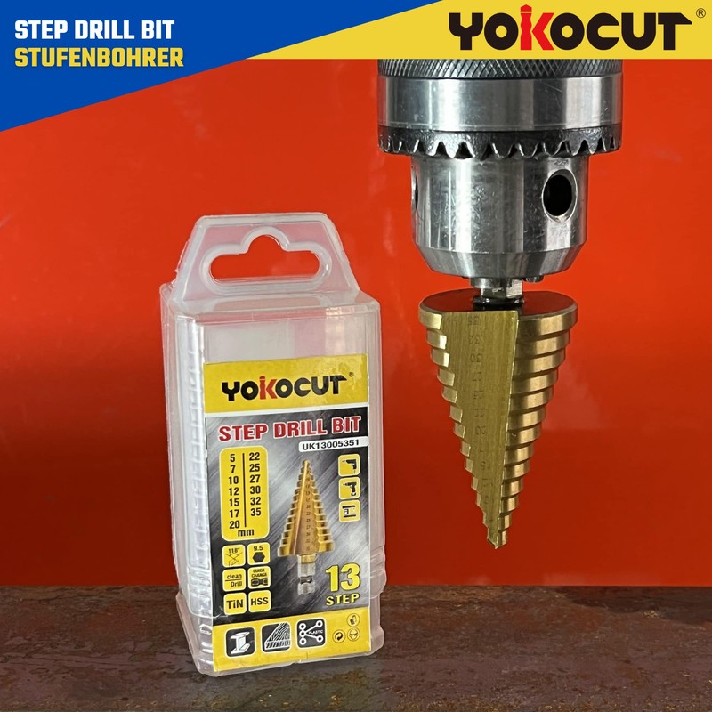 Step Drill Bit HSS Titanium Step Drill Bit For Metal
