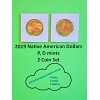 2019 PD 2 Coins $1 Native American- From Mint Bags