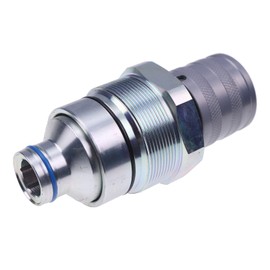 FridayParts Hydraulic Female Flat Face Quick Coupler 7246802 AT406475 Compatible with John Deere 318E 319E 320E Bobcat 753 763 773 863 864 883 A220 A300 S130 S150 T140 T180 Silver