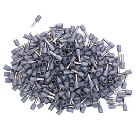 Wire Ferrule Connectors Kit, 1000Pcs Insulated Ferrule Connectors Electrical Pin Crimp Terminals 12 AWG Cord End Connectors Kit (E4009)