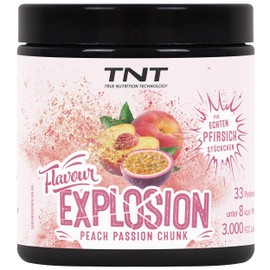 TNT Flavour Explosion Powder (Peach Passion Chunk / 100 g) • Under 10 kcal per serving • Save calories • Ideal for yogurt, quark, protein shakes, etc.
