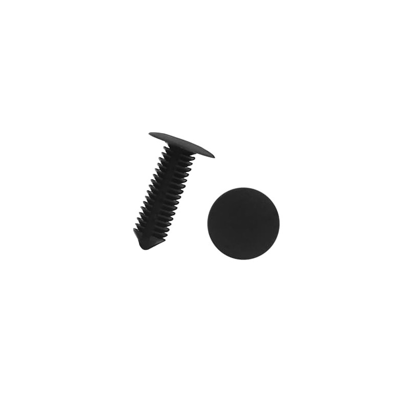 Motoforti 100Pcs 9mm Hole Car Fastener Rivet Retainers Push Pin