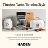 HADEN Quintessential 12 Cup Coffee Maker with120 Minute Keep Warm,