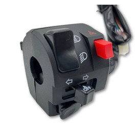 JYFACTORY Motorcycle Steering Wheel Switch Bike Universal Left Hazard Turn Signals 1pcs