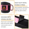 Ankle Straps for Cable Machines (Pair) for Kickbacks, Adjustable fit