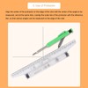 Measuring Rolling Ruler 30cm Various Formulas Horizontal Vertical Parallel Lines