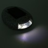 6Pcs Solar Powered LED Spot Lamp Resin Stone Lamp Warm