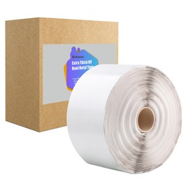 Rvhouse RV Roof Tape 4” x 23 Ft Butyl Extra Thick Sealant Repair Tape Weatherproof for RV Roofing Camper Trailer Boat Truck Motorhome Color White (RRT10107W)