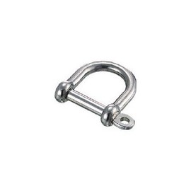 Trusco Nakayama TNS-8W(P) Wide Screw Shackle, Stainless Steel, Wire Diameter Φ0.3 x Opening 1.1 inches (8 x 28 mm), Also Used for Wide Belts, etc