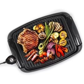 Elite Gourmet EGL-3450# Smokeless Electric Tabletop Grill Nonstick, 5-Serving
