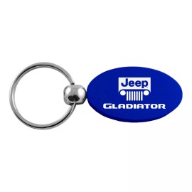 Jeep Gladiator Oval Key Ring (Blue)