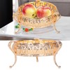 Fruit Tray Metal Round Place Snacks Small Jewelry Multifunctional Home