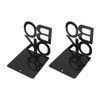 1 Pair Modern Bookend Non Slip Heavy Duty Decorative Book