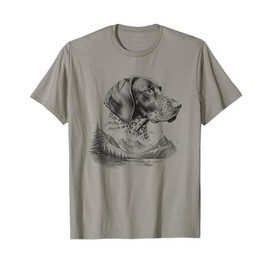 German Shorthaired Pointer GSP Dog Nature Design Idea T-Shirt
