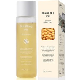 Chickpea Essence Toner - Korean Traditional Vegan Skincare Formula, Moisturizing and Anti-Aging with Fermented Chickpea Extract and 8 Types of Bean Complex, 200mL | 6.75fl.oz.