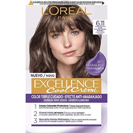 L'Oréal Paris Excellence Cool Cream Ink Permanent - Tono 6.11 Rubio Oscuro Ceniza