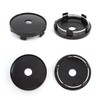 XPEX 4 Pack Universal Hub Caps Wheel Hub Caps Black